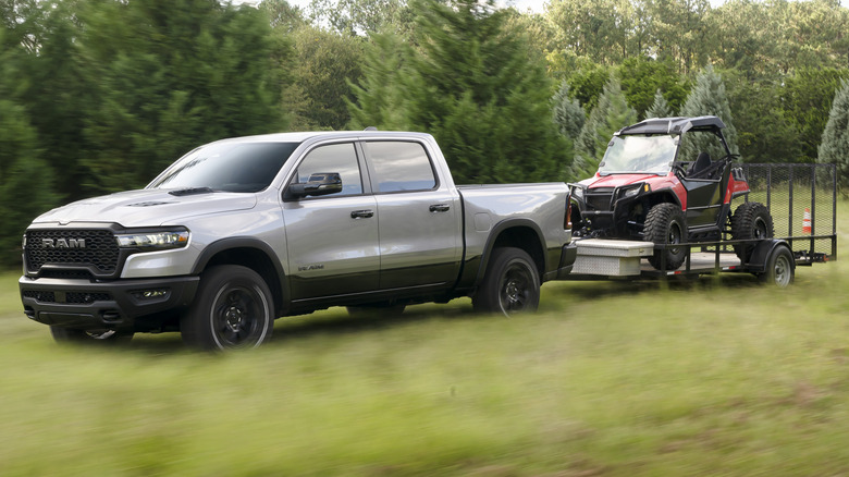 2025 Ram 1500 towing vehicle trailer