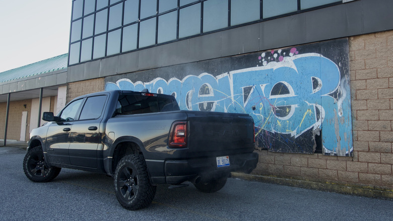 2025 Ram 1500 Warlock rear view