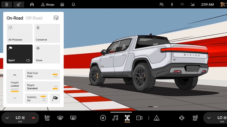 Rivian second-gen UI