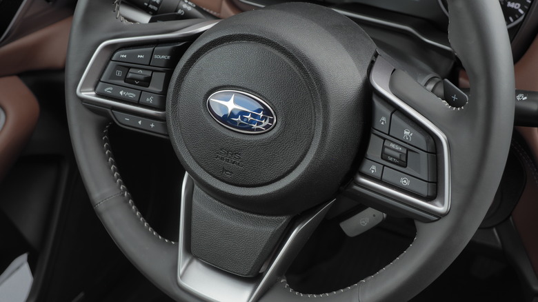 2025 Subaru Legacy steering wheel detail