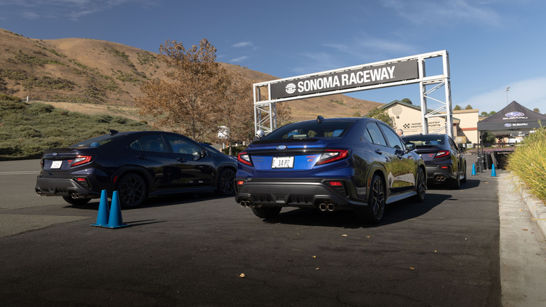 2025 Subaru WRX tS at Sonoma Raceway