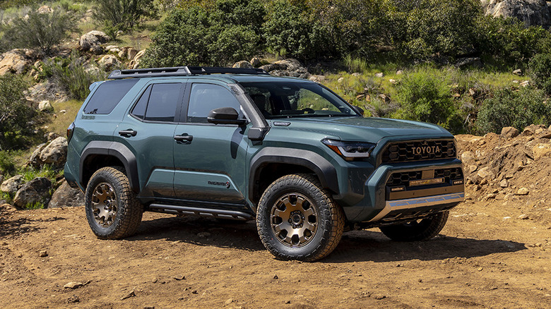 2025 Toyota 4Runner Trailhunter parked dirt