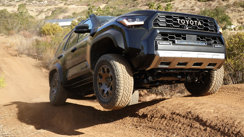 2025 Toyota 4Runner Trailhunter off-camber tire lifted