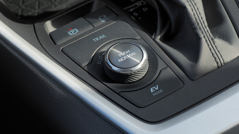 2025 Toyota RAV4 Hybrid drivetrain controls