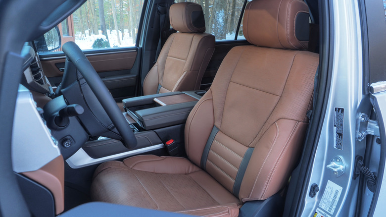 2025 Toyota Sequoia front seats