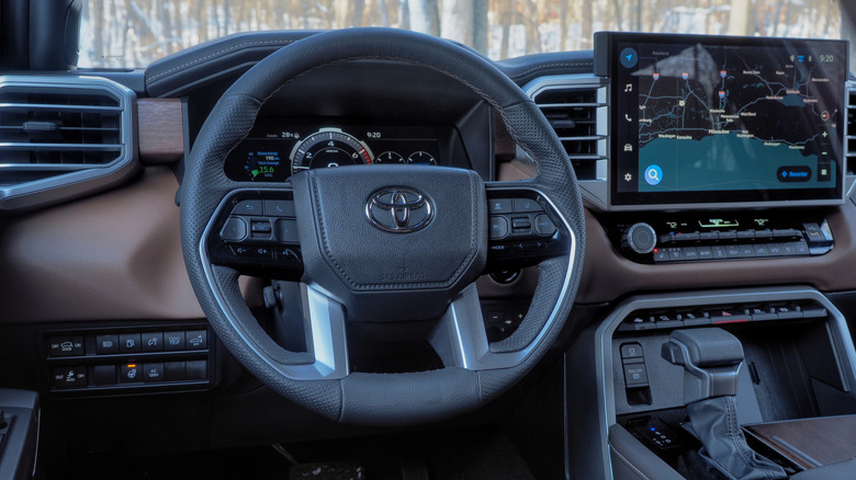 2025 Toyota Sequoia driver controls