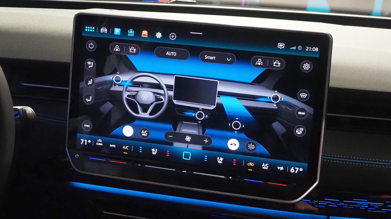 2025 VW ID.7 infotainment screen