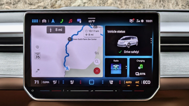 2025 Volkswagen ID. Buzz touchscreen.