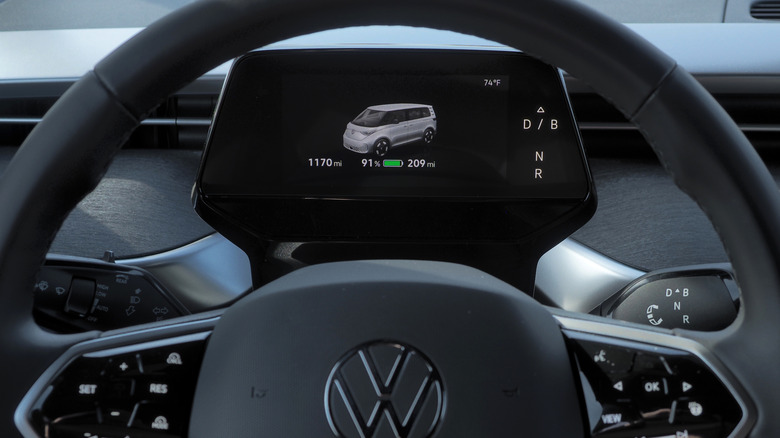 2025 VW ID. Buzz driver display