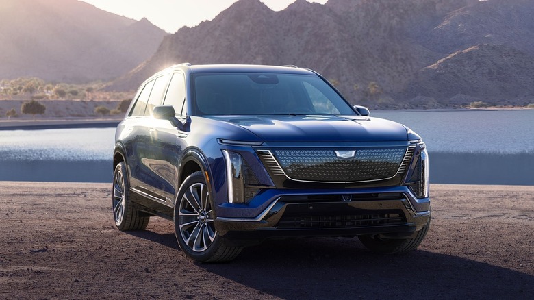 The front view of the 2026 Cadillac Vistiq