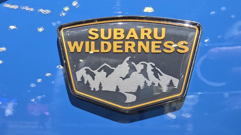 2026 Subaru Forester Wilderness trim badge