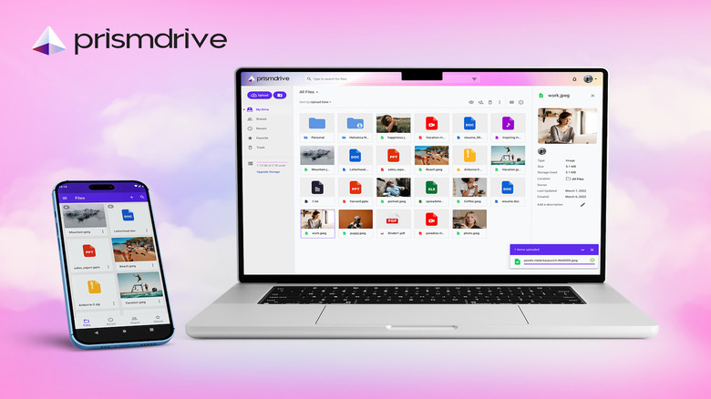 Prism Drive Secure Cloud Storage