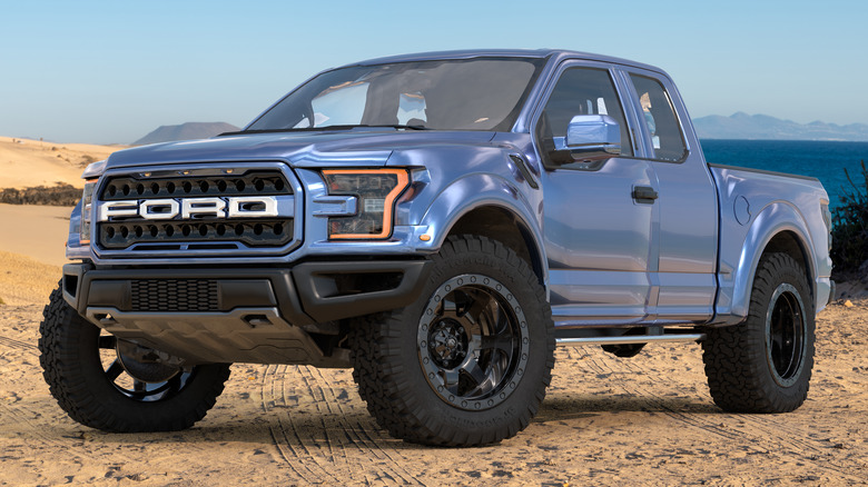 Ford F-150 Raptor outdoors
