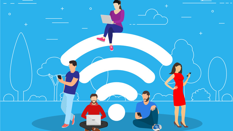 People connected To WiFi network