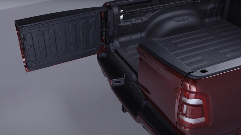 RAM truck split-door tailgate