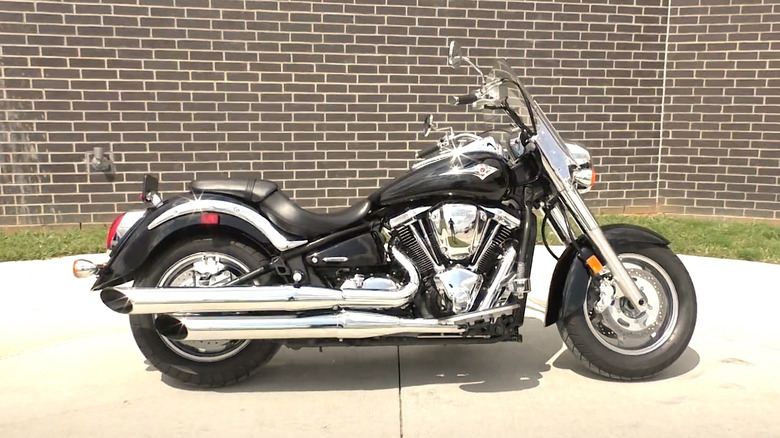 Kawasaki Vulcan 2000 parked in lot