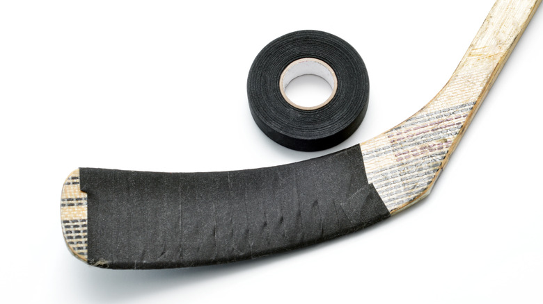 Hockey stick and tape