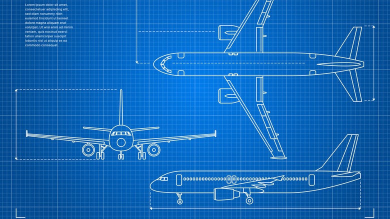 Airplane blueprints