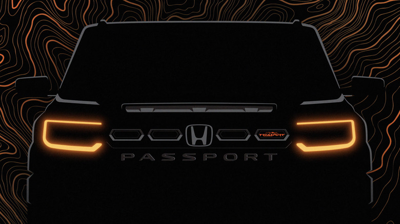 2026 Honda Passport front end teaser