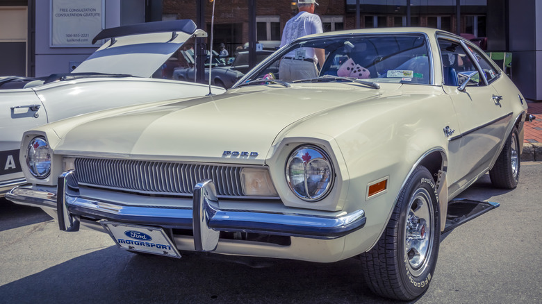 A Ford Pinto at a car show