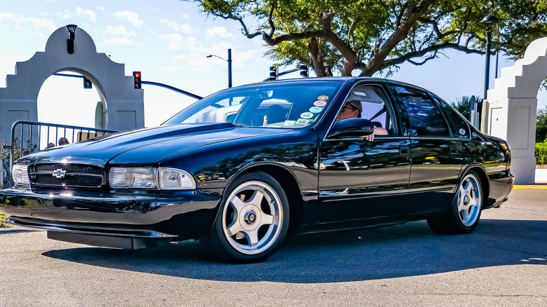 A classic 1990s Chevrolet Impala SS