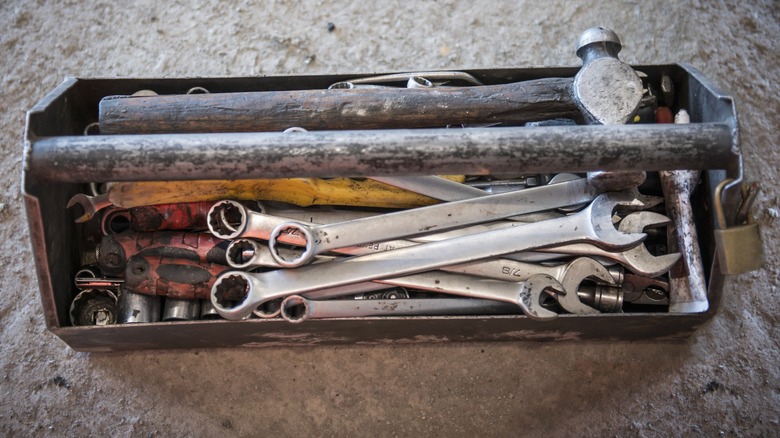 A set of used tools