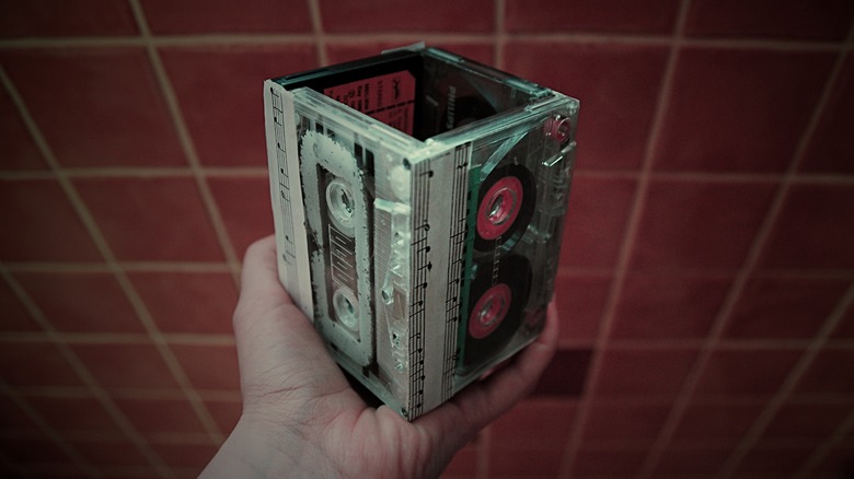 cassette pencil holders