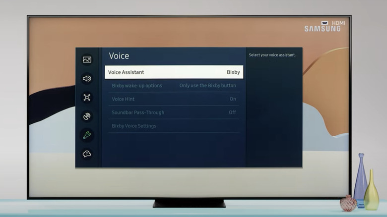 Samsung TV voice assistant