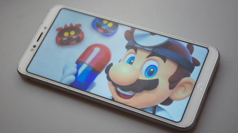 Dr. Mario on phone