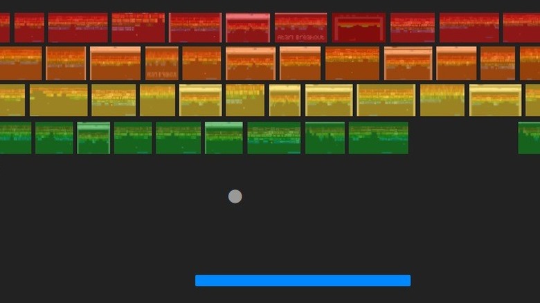 Google's Breakout Easter egg