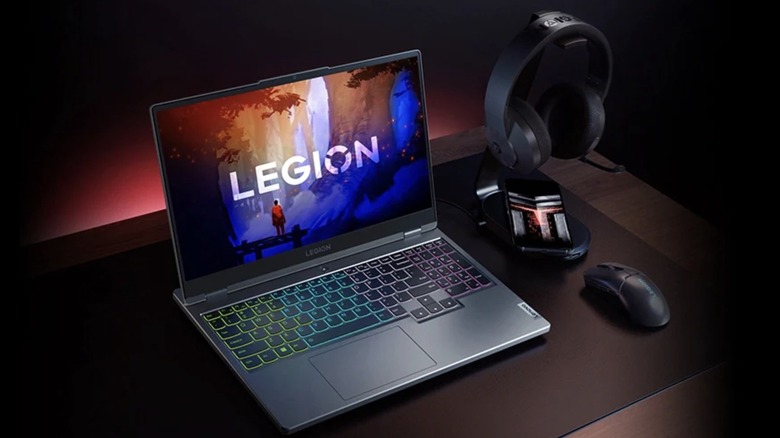 A Lenovo Legion laptop.