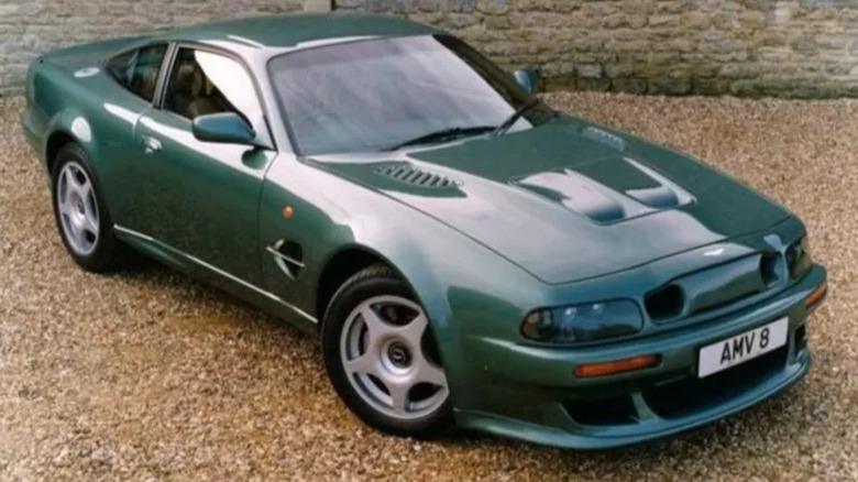 Aston Martin Vantage Le Mans parked