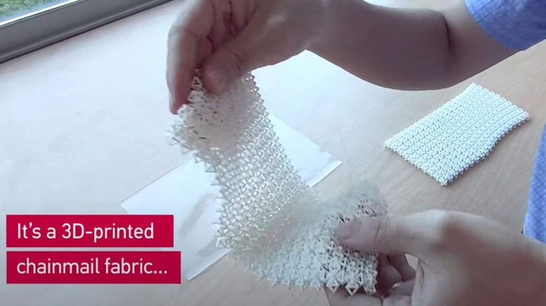 Chain Mail-Inspired Smart Fabric Turns Rigid Under Pressure - Nerdist