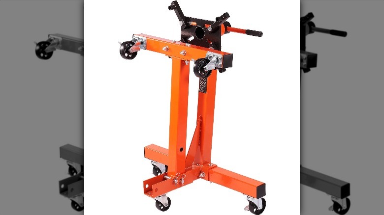 Orange Skyshalo 1,500-Pound Engine Stand