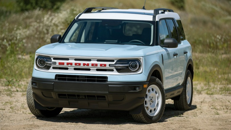 2023 Ford Bronco Heritage Edition in Robin's Egg Blue paint