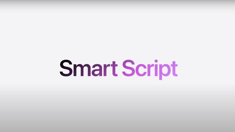 Smart Script on iPadOS 