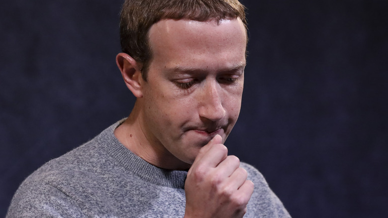 Mark Zuckerberg ponders