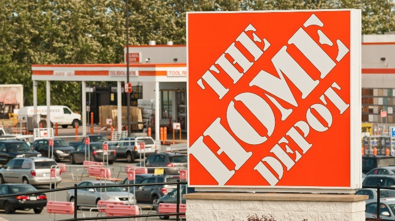 Home Depot sign