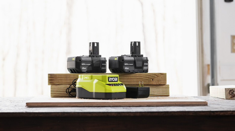 Ryobi charger and batteries