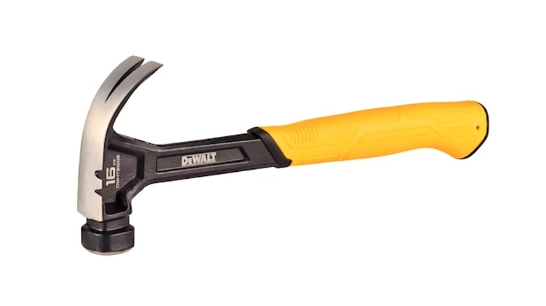 DeWalt claw hammer on display