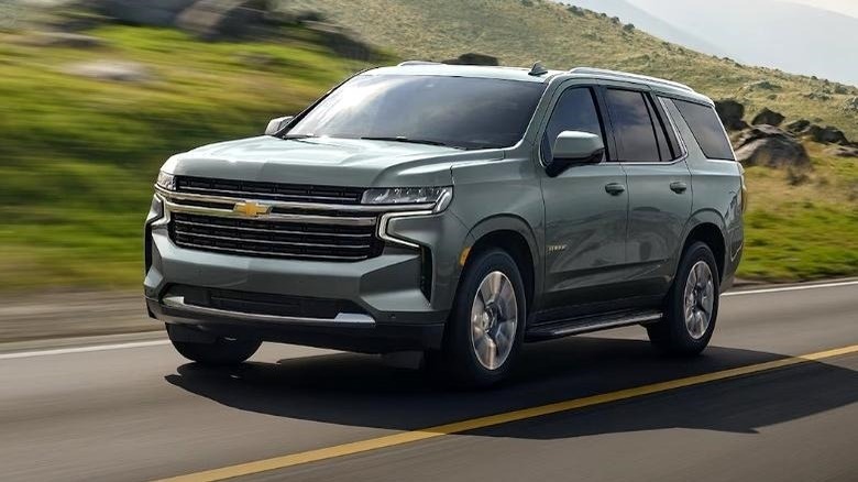 2024 Chevy Tahoe driving