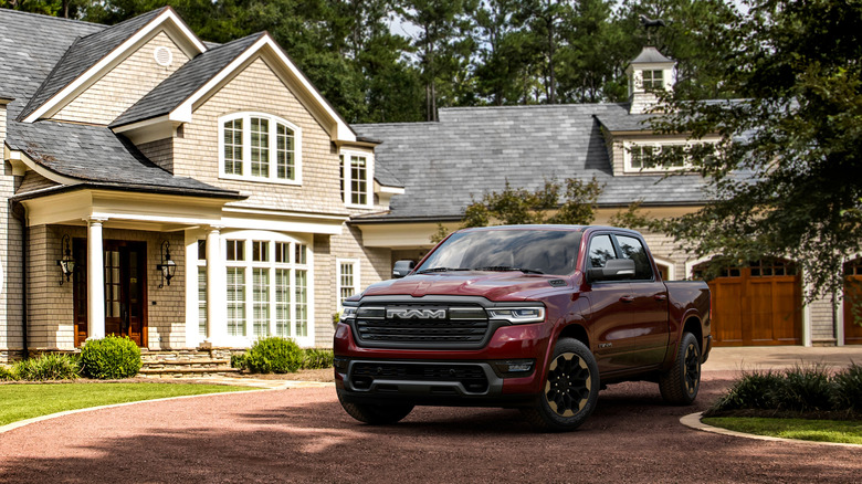 2025 Ram 1500 in driveway