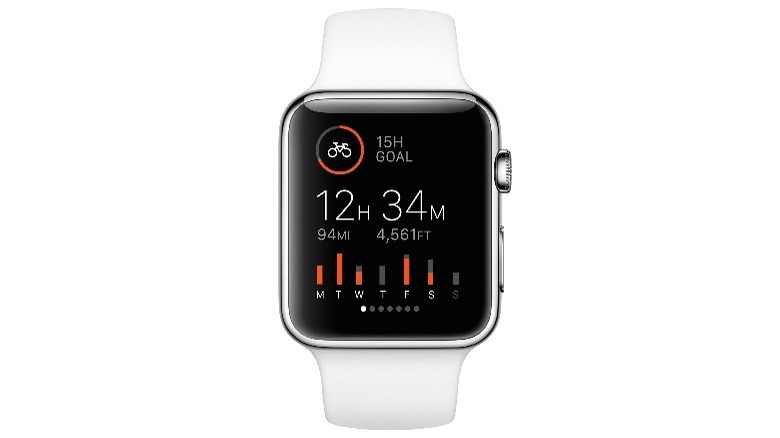 Strava app on Apple Watch