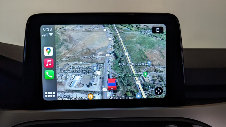 Google Maps on Apple CarPlay 