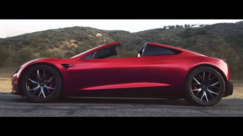 New Tesla Roadster top-down