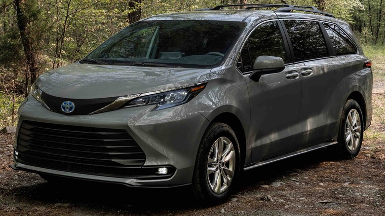 2022 Toyota Sienna Woodland Edition AWD Off-Road In The Forest