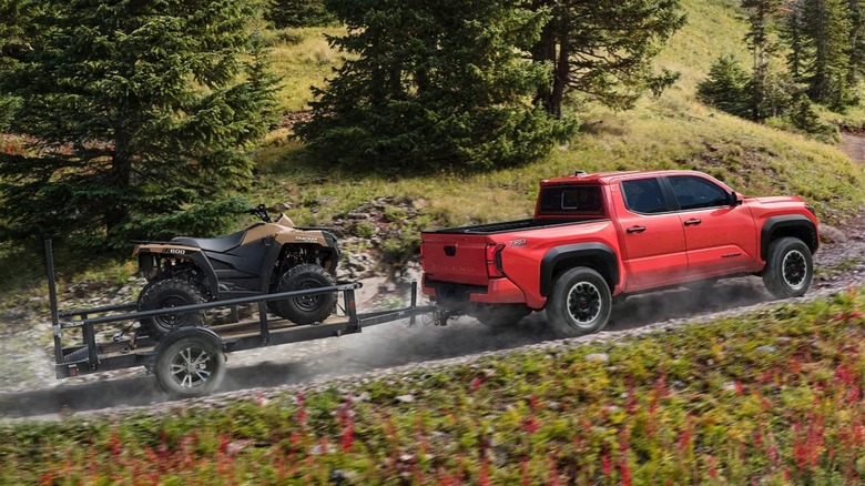 2024 Toyota Tacoma Pulling An ATV Trailer