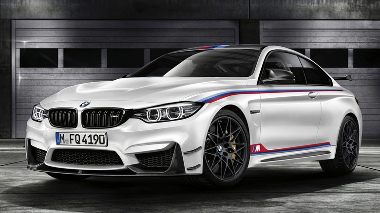 Front 3/4 view of BMW M4 DTM Champion Edition