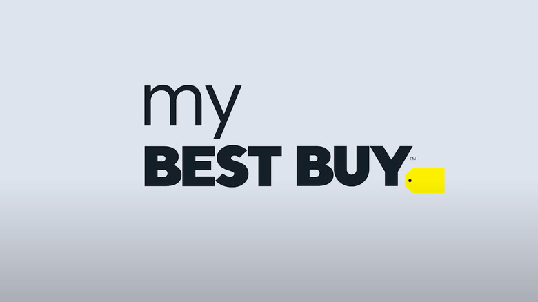 My Best Buy logo on grey background