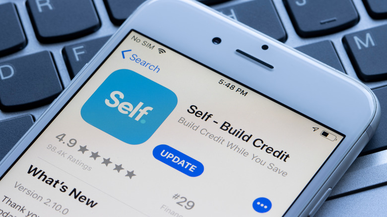 Self credit building app